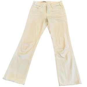 Pilcro and the Letterpress Light Sage “Script” Raw Hem Jeans – Size 26